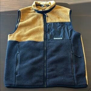 Men’s Timberland fleece color blocked vest